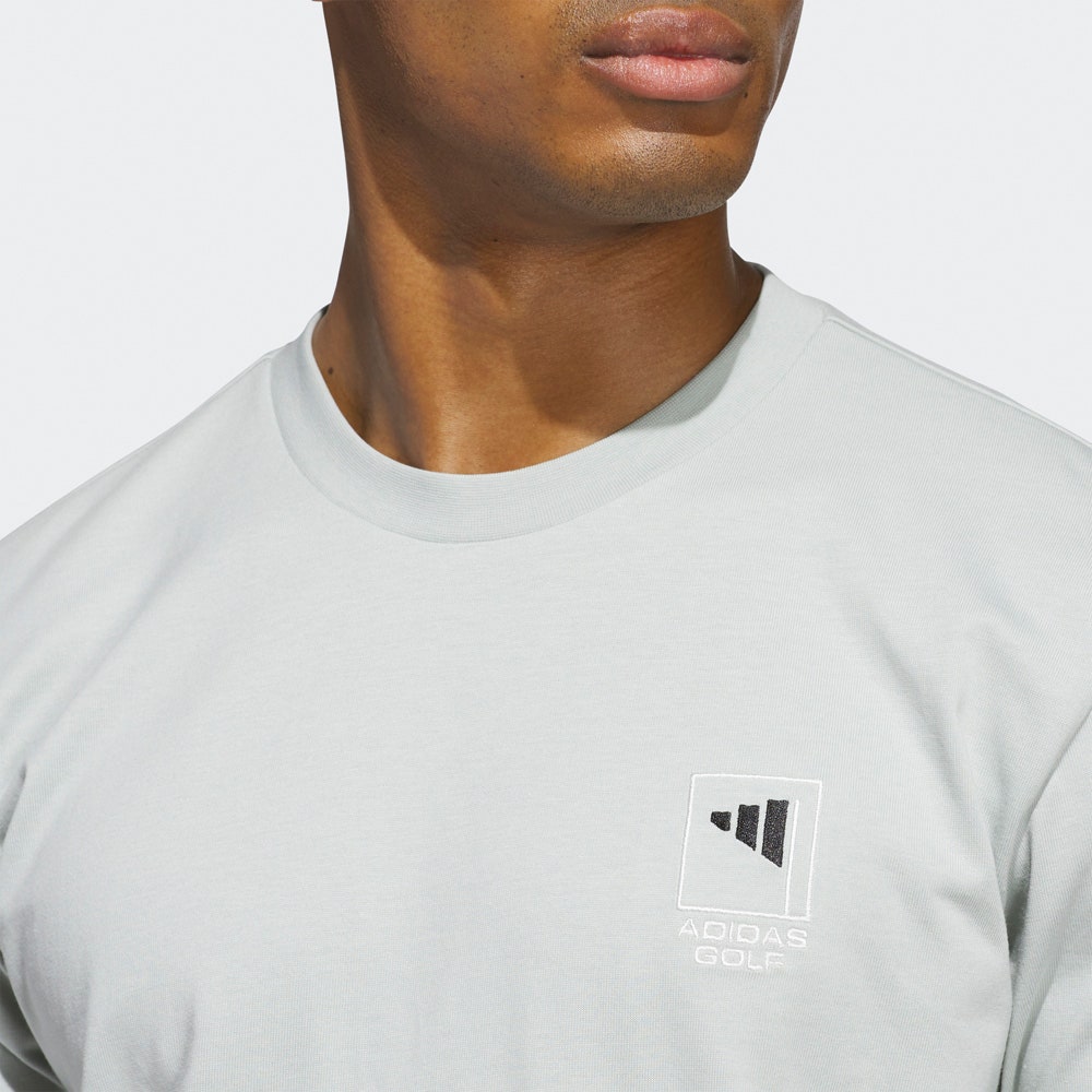 adidas Golf T-Shirt - BTC Graphic Tee - Wonder Silver SS25