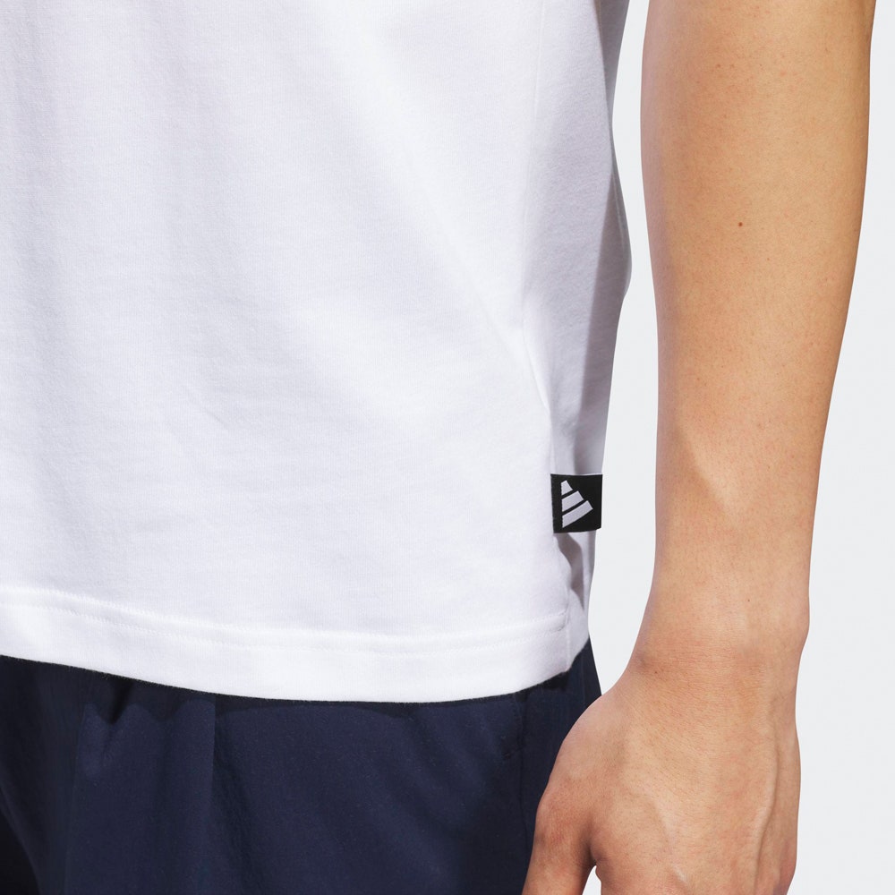 adidas Golf T-Shirt - Chip In Paradise Tee - White SS26