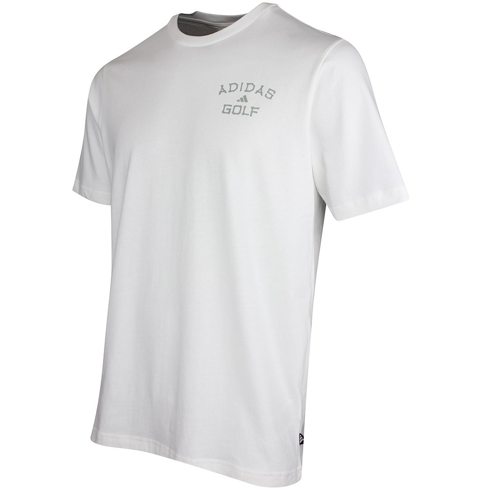 adidas Golf T-Shirt - Chip In Paradise Tee - White SS26