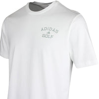 adidas Golf T-Shirt - Chip In Paradise Tee - White SS26