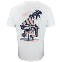 adidas Golf T-Shirt - Golf Dept Graphic Tee - White AW26
