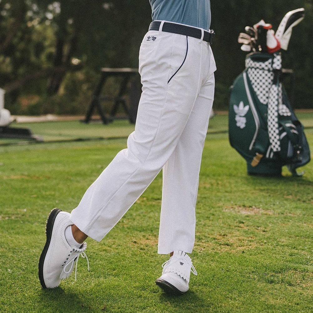 adidas Golf Trousers - Bogey Boys Pant - White SS24