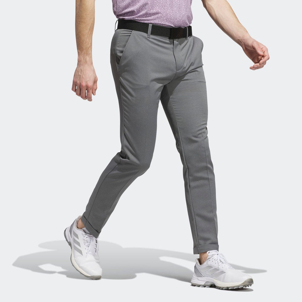 adidas Golf Trousers - U365 Classic Pinstripe Pant - Grey Four AW25