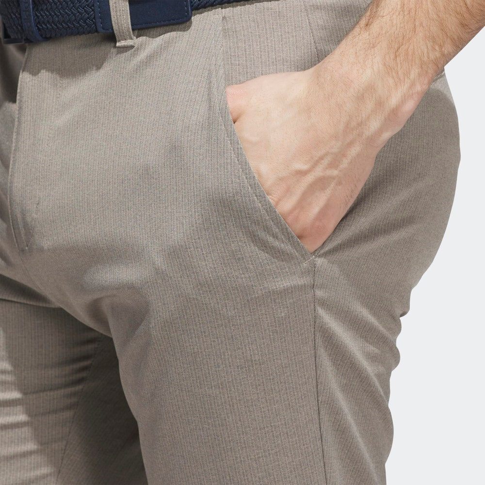 adidas Golf Trousers - U365 Classic Pinstripe Pant - Putty Beige AW25