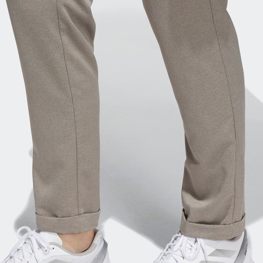 adidas Golf Trousers - U365 Classic Pinstripe Pant - Putty Beige AW25