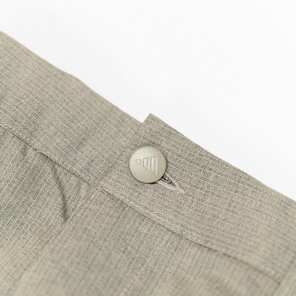 adidas Golf Trousers - U365 Classic Pinstripe Pant - Putty Beige AW25