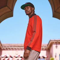 adidas Golf Originals - 3 Stripe QZ Pullover - Better Scarlet AW25