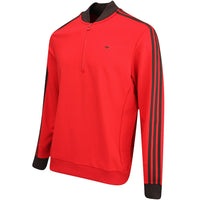adidas Golf Originals - 3 Stripe QZ Pullover - Better Scarlet AW25