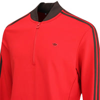 adidas Golf Originals - 3 Stripe QZ Pullover - Better Scarlet AW25