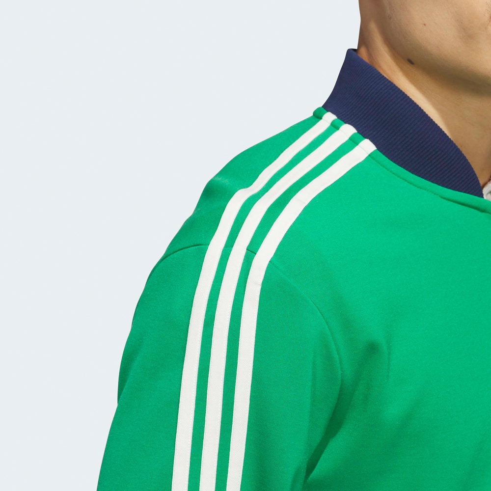 adidas Golf Originals - 3 Stripe QZ Pullover - Court Green SS26