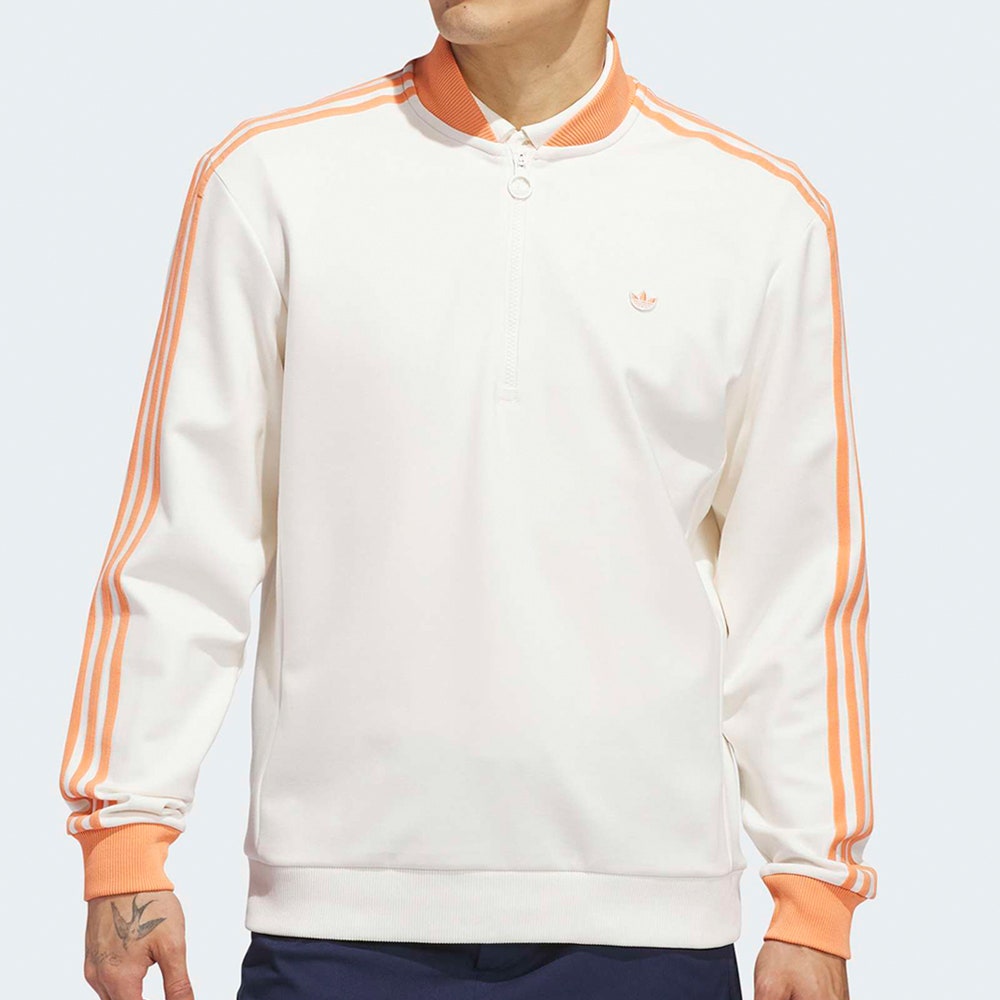 adidas Golf Originals - 3 Stripe QZ Pullover - Chalk White SS26