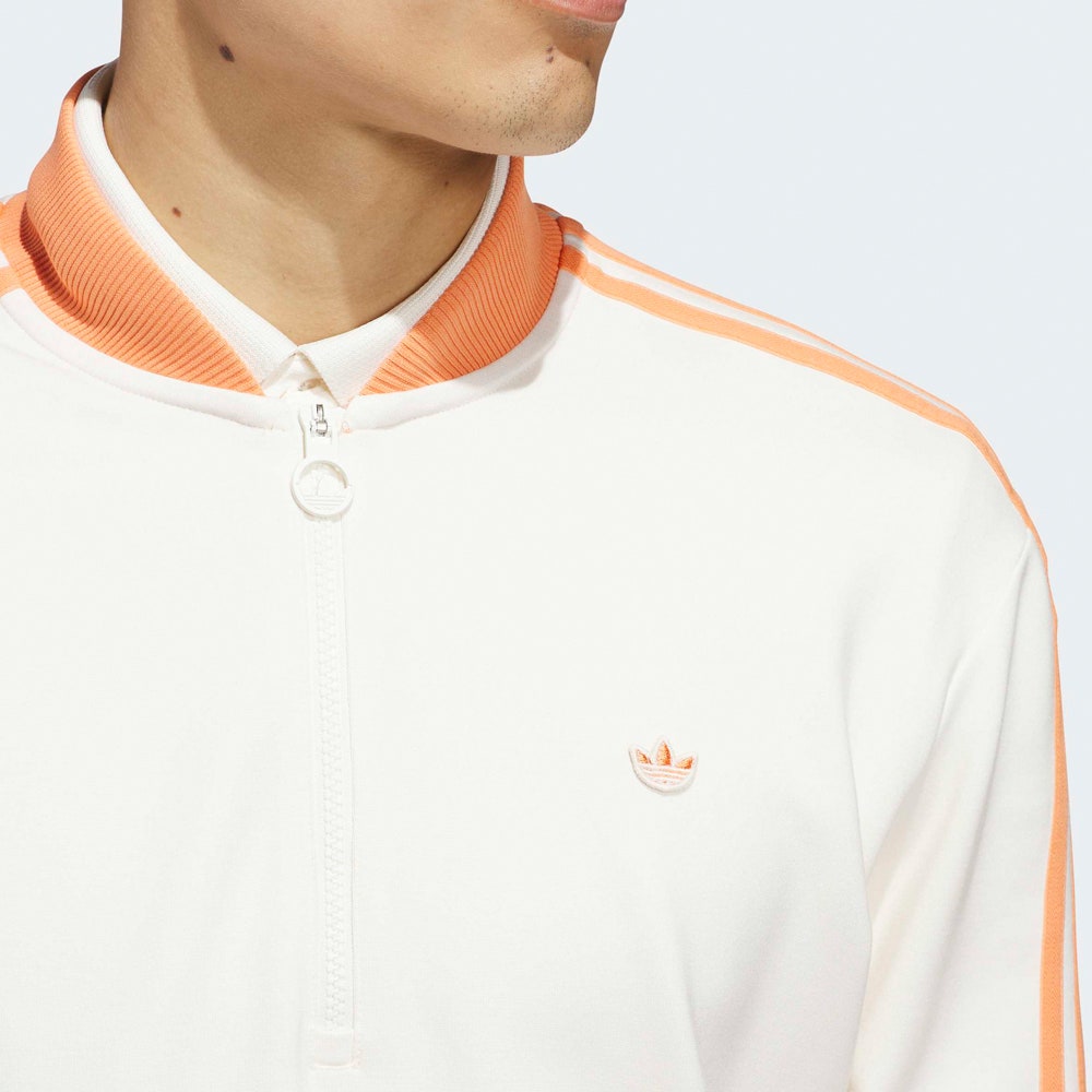 adidas Golf Originals - 3 Stripe QZ Pullover - Chalk White SS26