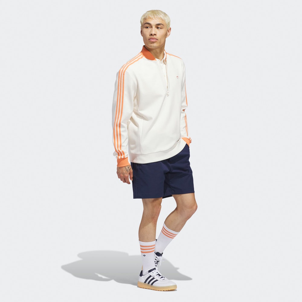 adidas Golf Originals - 3 Stripe QZ Pullover - Chalk White SS26