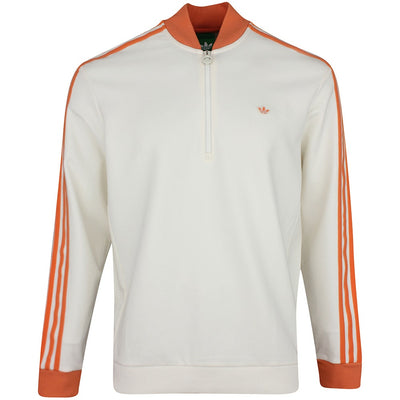 adidas Golf Originals - 3 Stripe QZ Pullover - Chalk White SS26