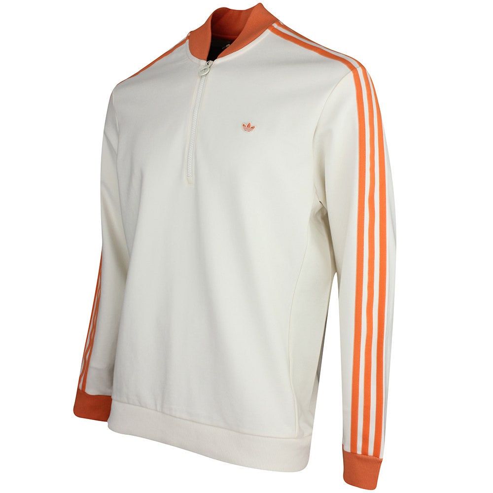 adidas Golf Originals - 3 Stripe QZ Pullover - Chalk White SS26