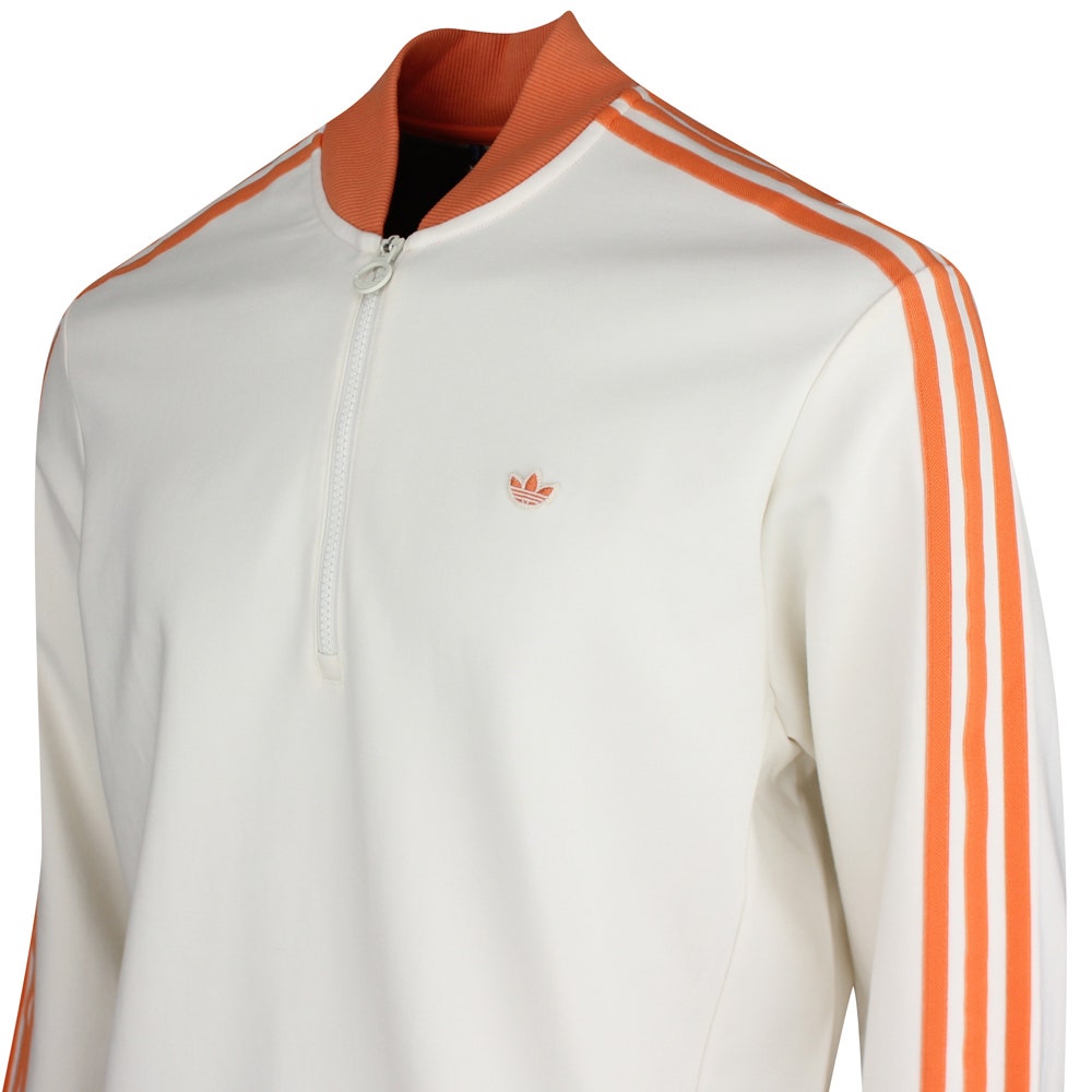adidas Golf Originals - 3 Stripe QZ Pullover - Chalk White SS26