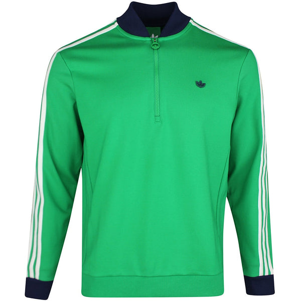 adidas Golf Originals - 3 Stripe QZ Pullover - Court Green SS26