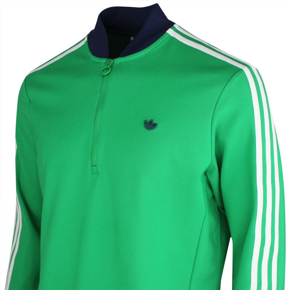 adidas Golf Originals - 3 Stripe QZ Pullover - Court Green SS26