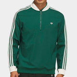 adidas Golf Originals - 3 Stripe QZ Pullover - Collegiate Green AW26