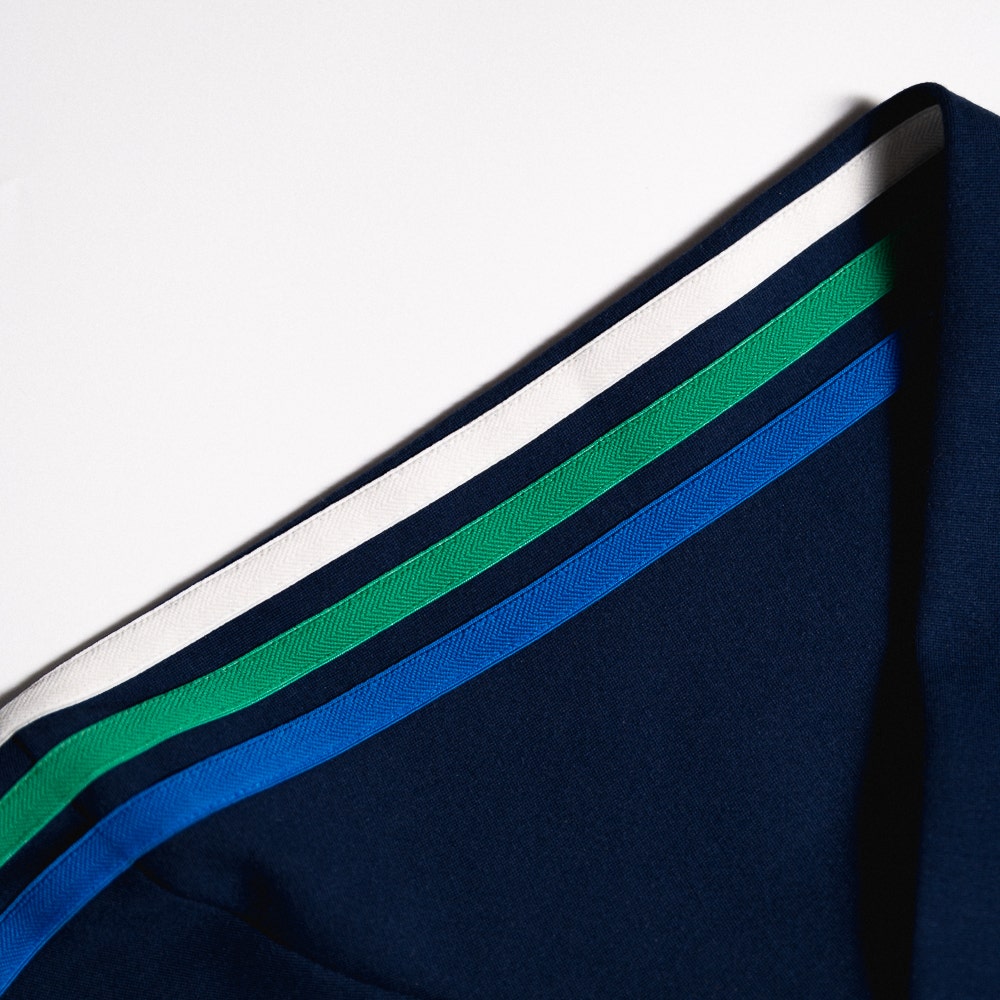adidas Golf Originals - 3 Stripe QZ Pullover - N. Indigo - Green SS26
