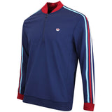 adidas Golf Originals - 3 Stripe QZ Pullover - Night Indigo AW26