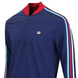 adidas Golf Originals - 3 Stripe QZ Pullover - Night Indigo AW26
