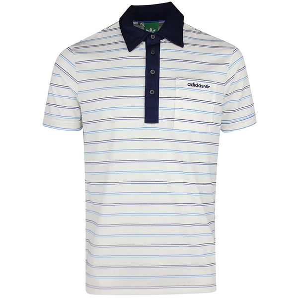 adidas Golf Originals - Archive Stripe Polo - Chalk White SS26