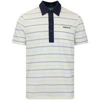 adidas Golf Originals - Archive Stripe Polo - Chalk White AW26