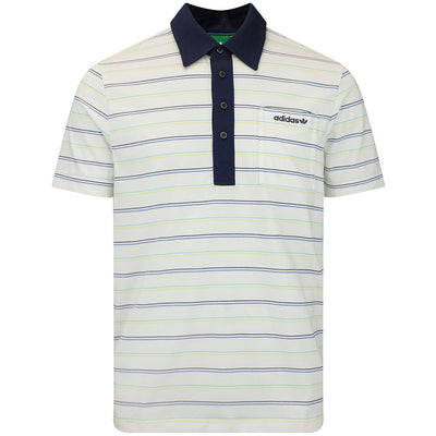 adidas Golf Originals - Archive Stripe Polo - Chalk White AW26