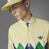 adidas Golf Originals - Argyle Print QZ Pullover - Almost Yellow SS25
