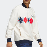 adidas Golf Originals - Argyle Print QZ Pullover - Chalk White SS25