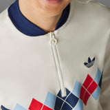 adidas Golf Originals - Argyle Print QZ Pullover - Chalk White SS25