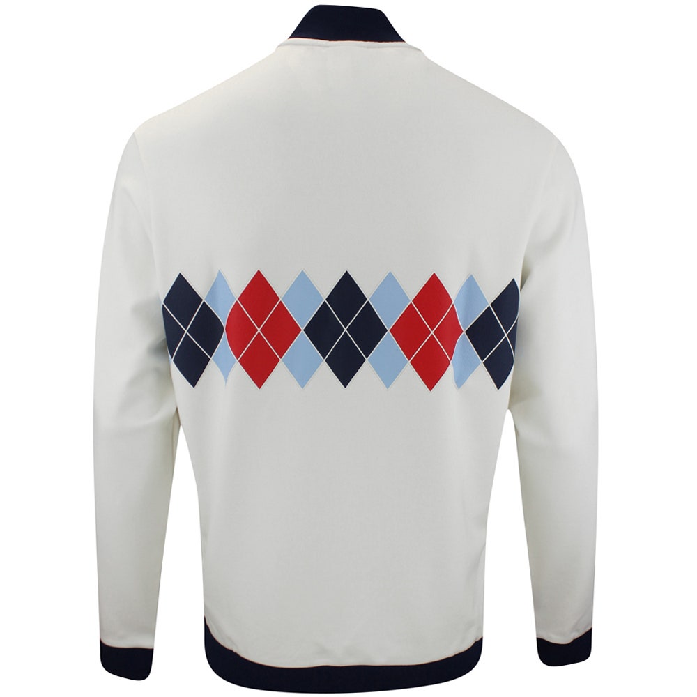 adidas Golf Originals - Argyle Print QZ Pullover - Chalk White SS25