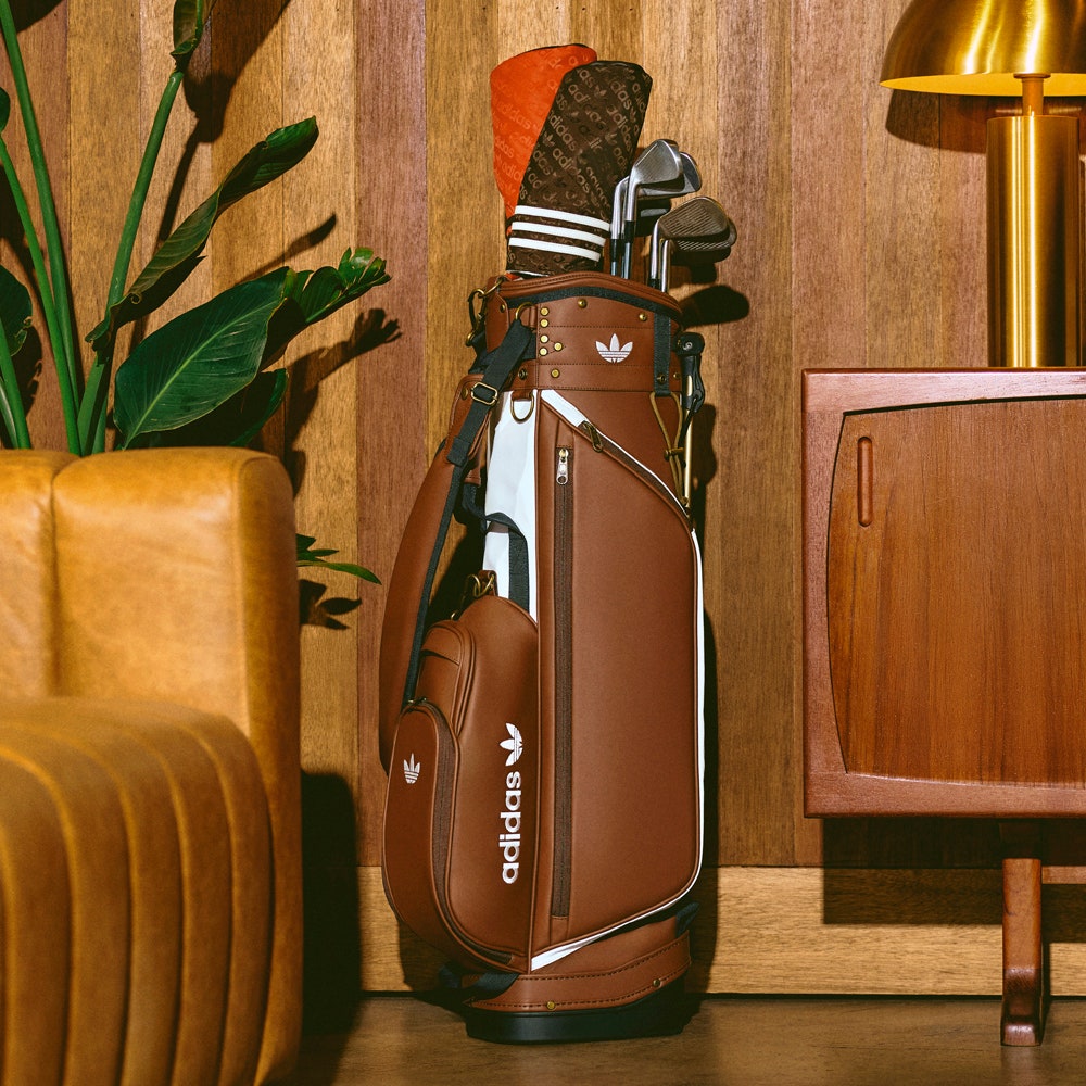 adidas Golf Originals - Double Strap Stand Bag - Tan Brown AW26