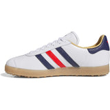 adidas Golf Originals - Gazelle Leather Spikeless - White - Navy AW25