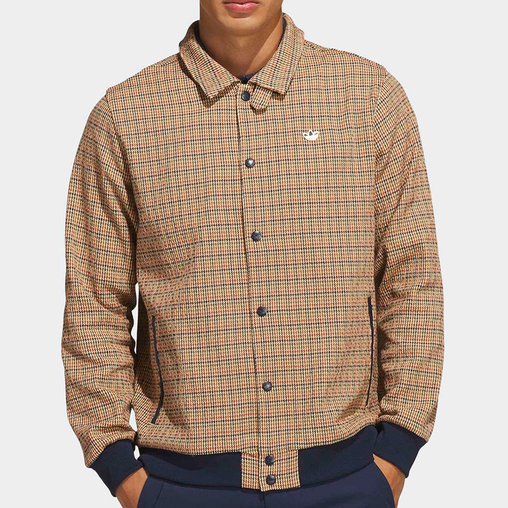 adidas Golf Originals - Houndstooth Jacket - Shadow Brown AW26