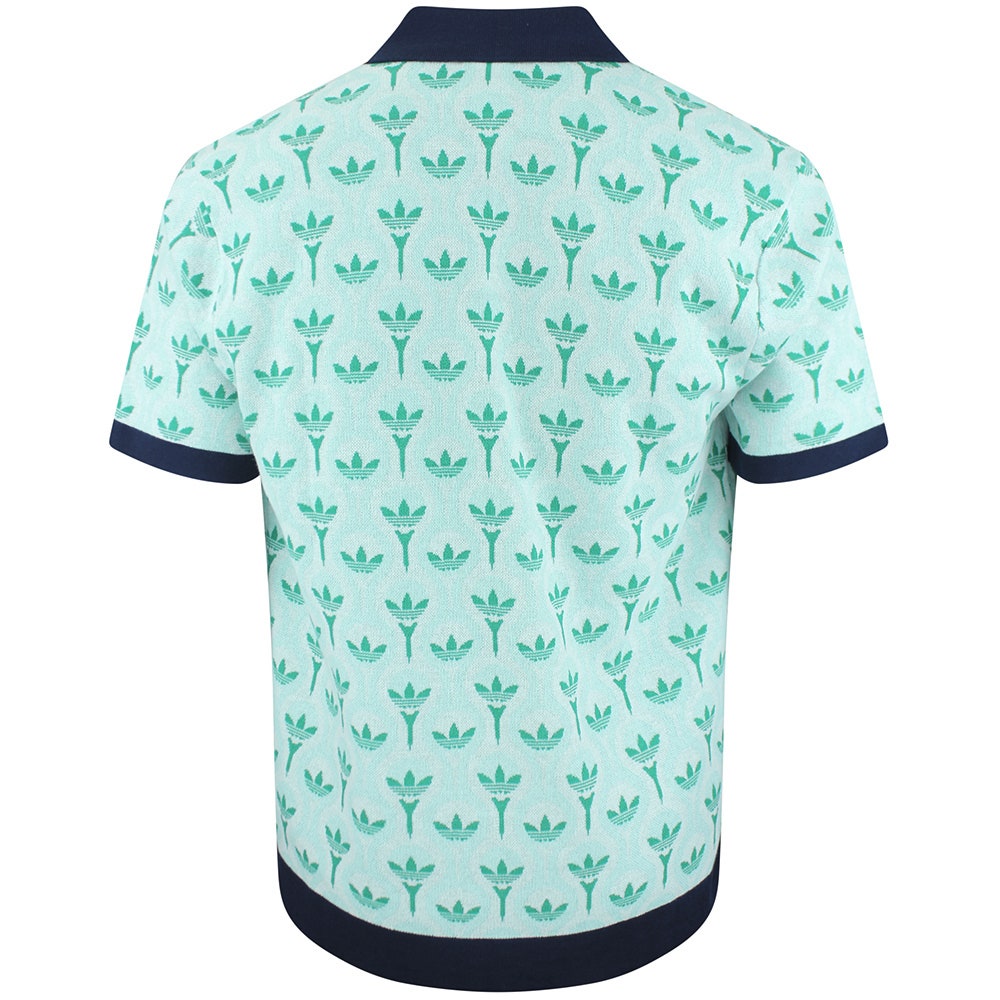 adidas Golf Originals - Knitted Button Up - Clear Mint SS26