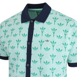 adidas Golf Originals - Knitted Button Up - Clear Mint SS26
