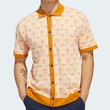 adidas Golf Originals - Knitted Button Up - Ice Tangerine SS26