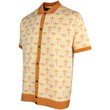 adidas Golf Originals - Knitted Button Up - Ice Tangerine SS26