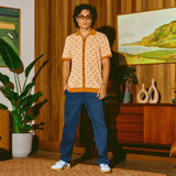 adidas Golf Originals - Knitted Button Up - Ice Tangerine SS26