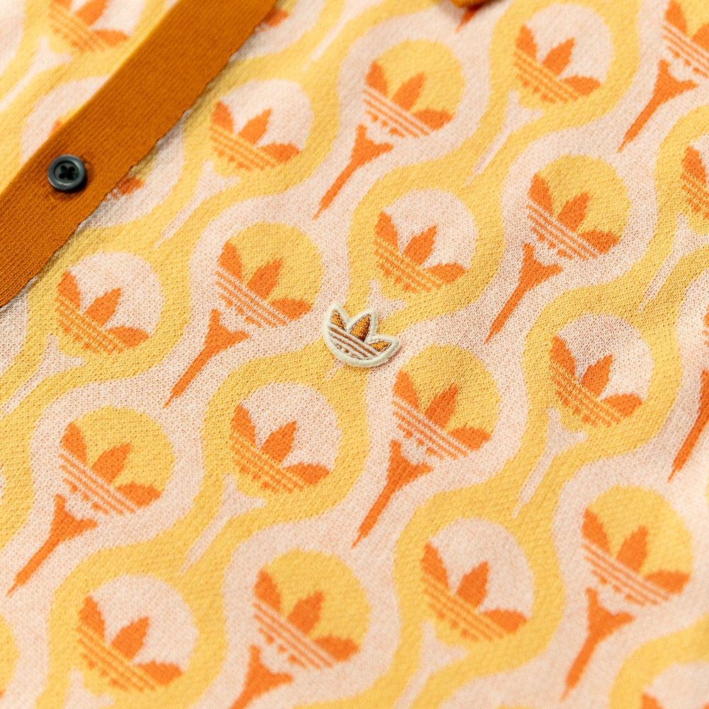 adidas Golf Originals - Knitted Button Up - Ice Tangerine SS26