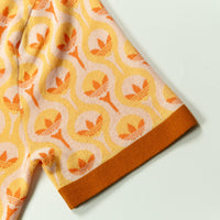 adidas Golf Originals - Knitted Button Up - Ice Tangerine SS26
