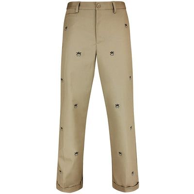 adidas Golf Originals - Loose Fit Embroidered Pants - Hemp AW26