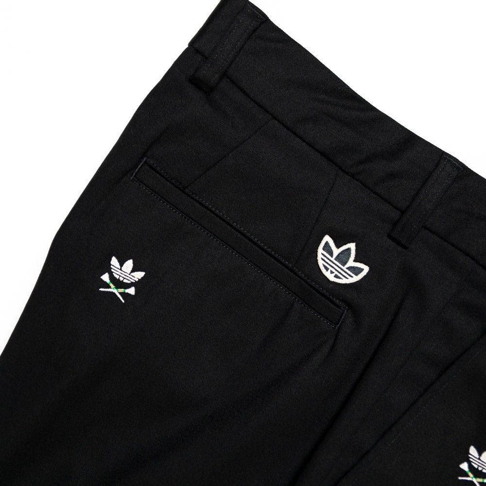 adidas Golf Originals - Loose Fit Embroidered Pants - Black AW26