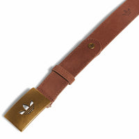 adidas Golf Originals - Monogram Leather Belt - Brown AW26