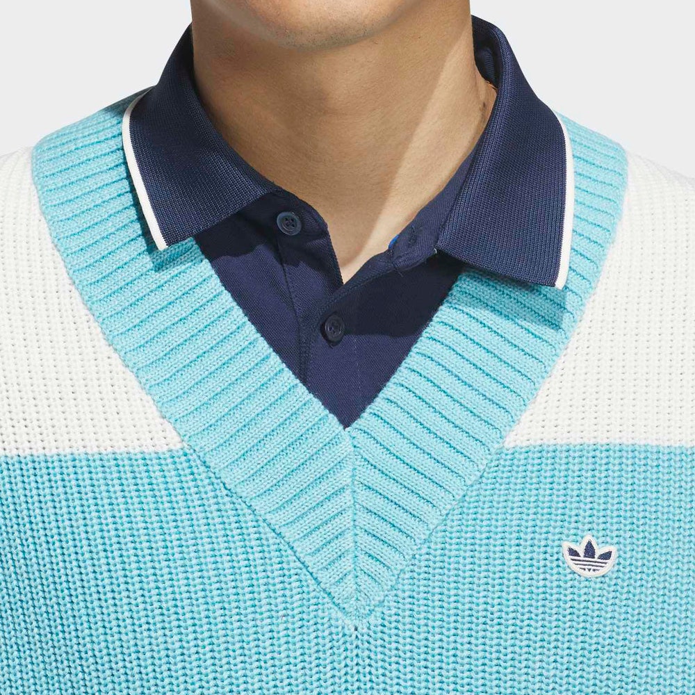 adidas Golf Originals - Oversized Vest - Light Aqua AW26