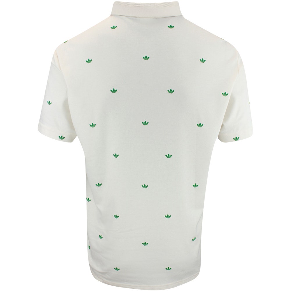 adidas Golf Originals - Printed Trefoil Polo - Chalk White AW25