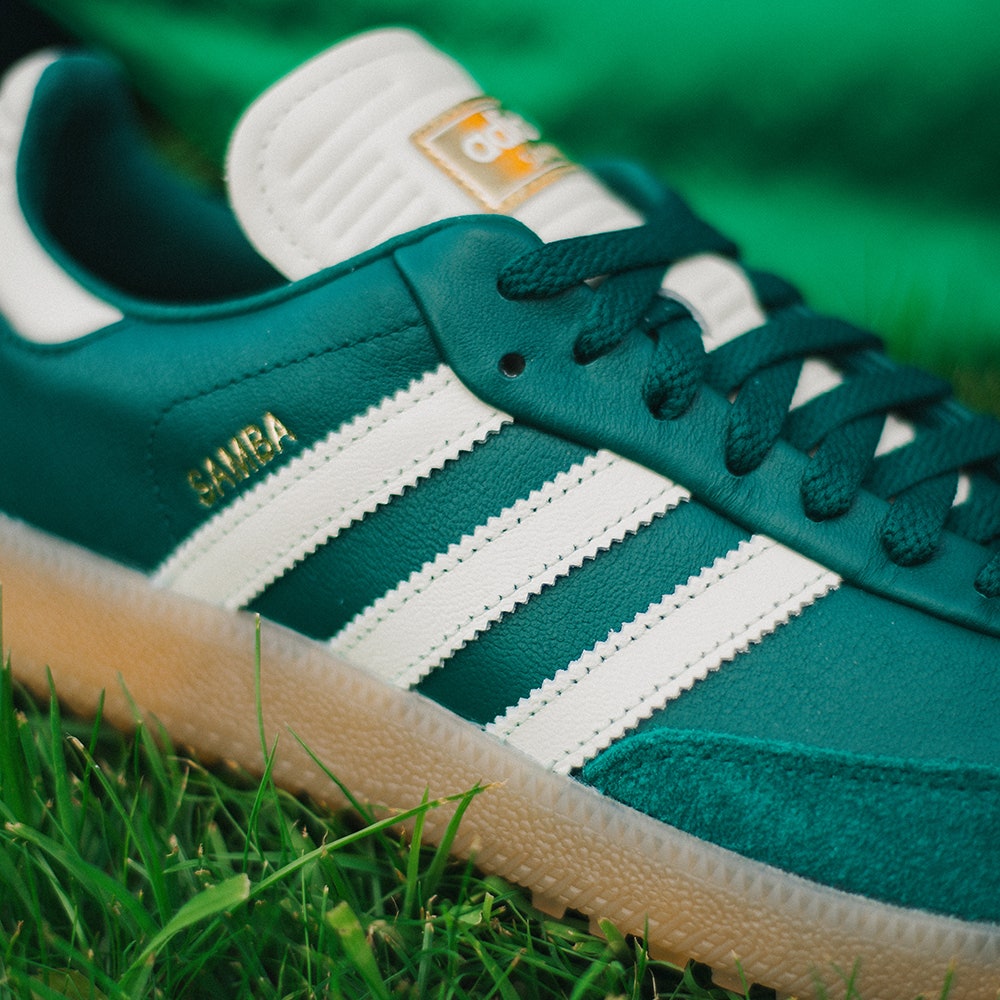 adidas Golf Originals - Samba Spikeless Shoes - Collegiate Green SS25