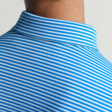 adidas Golf Originals - Stripe Pique Polo - Clear Sky AW25